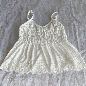 Urban romantic sleeveless top for women size S